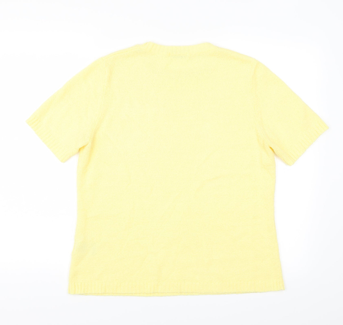 Damart Womens Yellow   Basic T-Shirt Size M