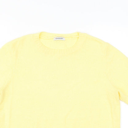 Damart Womens Yellow   Basic T-Shirt Size M