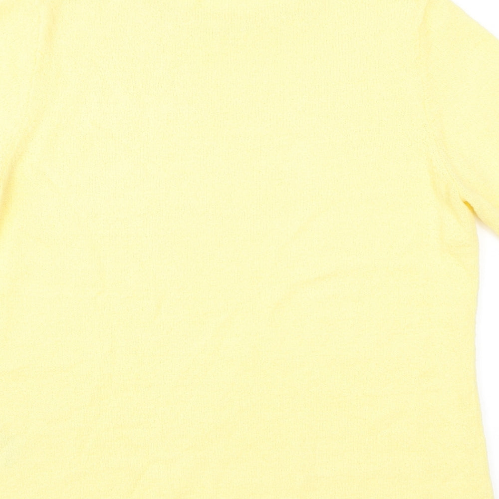 Damart Womens Yellow   Basic T-Shirt Size M