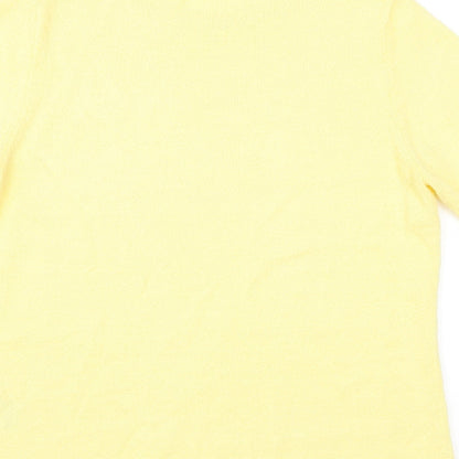 Damart Womens Yellow   Basic T-Shirt Size M