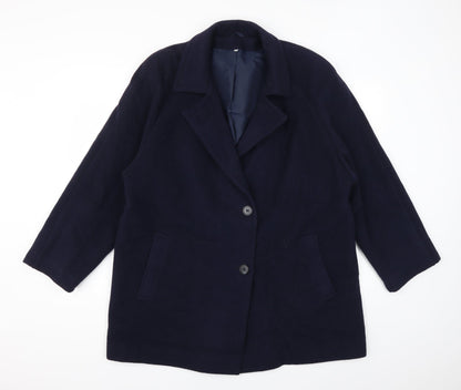 Womens UK Size 16 Preworn Blue Jacket