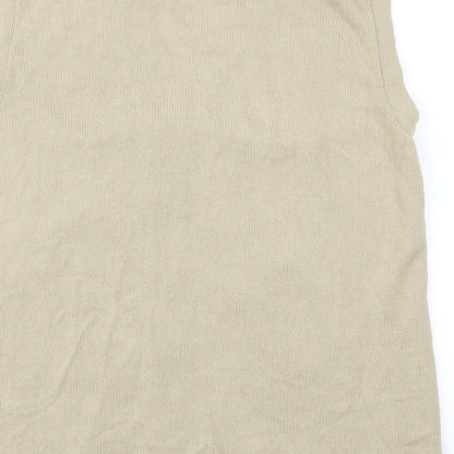 nuggets Mens Beige   Cardigan Jumper Size M  - M/L