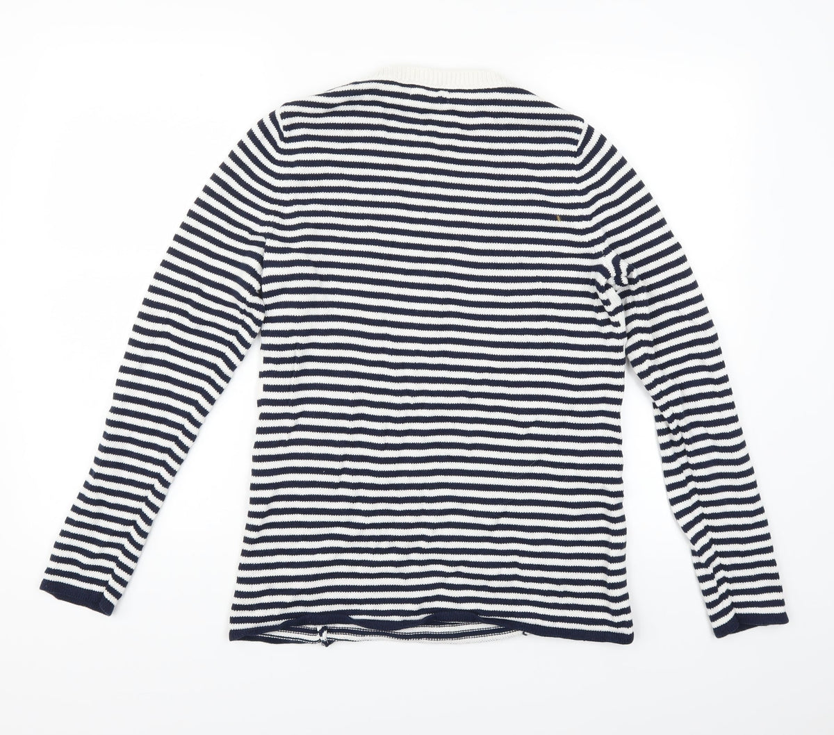 artisan NY Womens Blue Striped  Pullover Jumper Size M