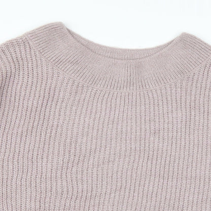 new look' Womens Purple   Henley Jumper Size M