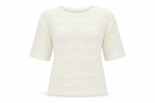 Per Una Womens Ivory   Pullover Jumper Size 10  - See Through