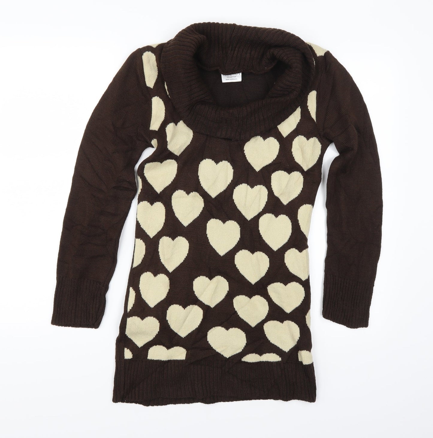 AnyBody Womens Brown Polka Dot  Shift  Size 4