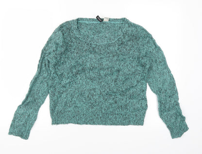 Divided by H&M Womens Blue   Henley Jumper Size S
