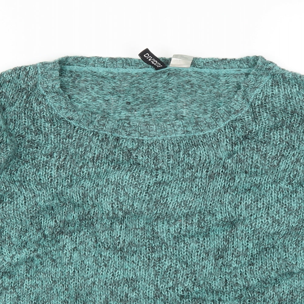 Divided by H&M Womens Blue   Henley Jumper Size S