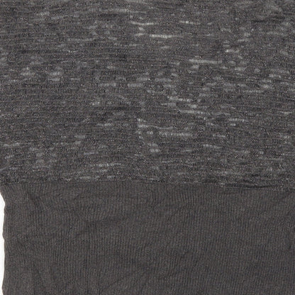 belly barley Womens Grey   Basic Blouse Size 16