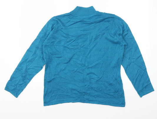 BM Womens Blue   Pullover Jumper Size M