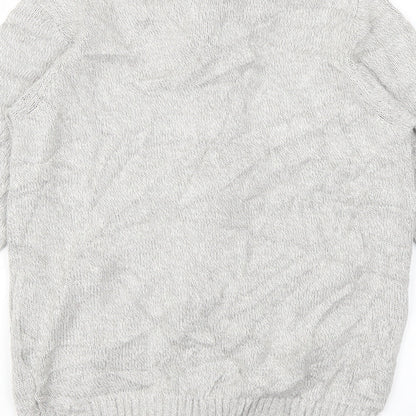 ISLE Womens Grey   Full Zip Jumper Size S