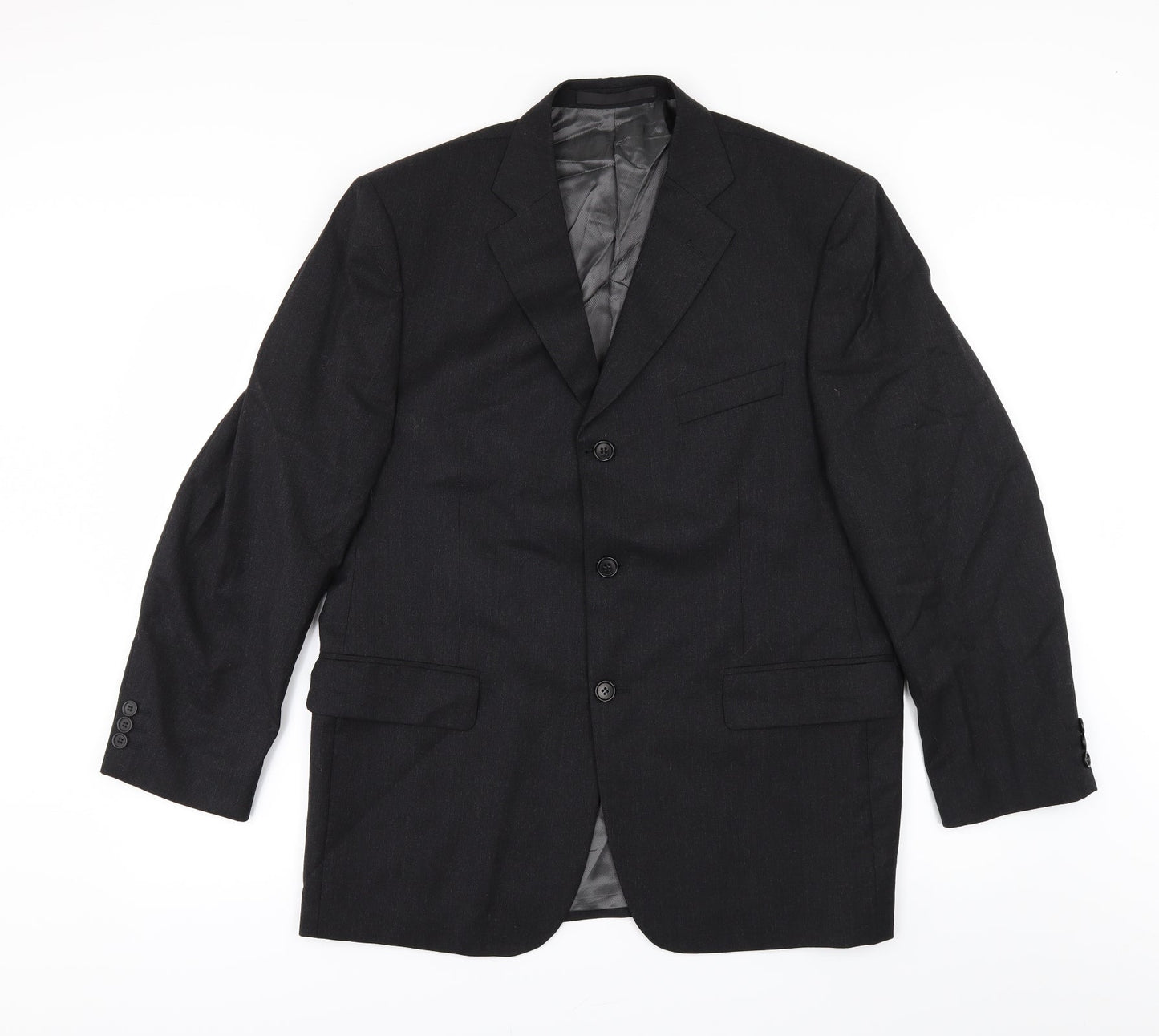Mens UK Size 40 Marks and Spencer Regular Black Suit Jacket