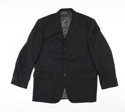 Mens UK Size 40 Marks and Spencer Regular Black Suit Jacket