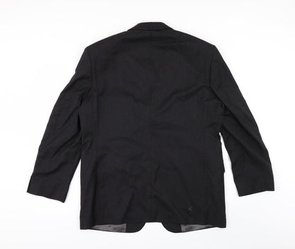 Mens UK Size 40 Marks and Spencer Regular Black Suit Jacket