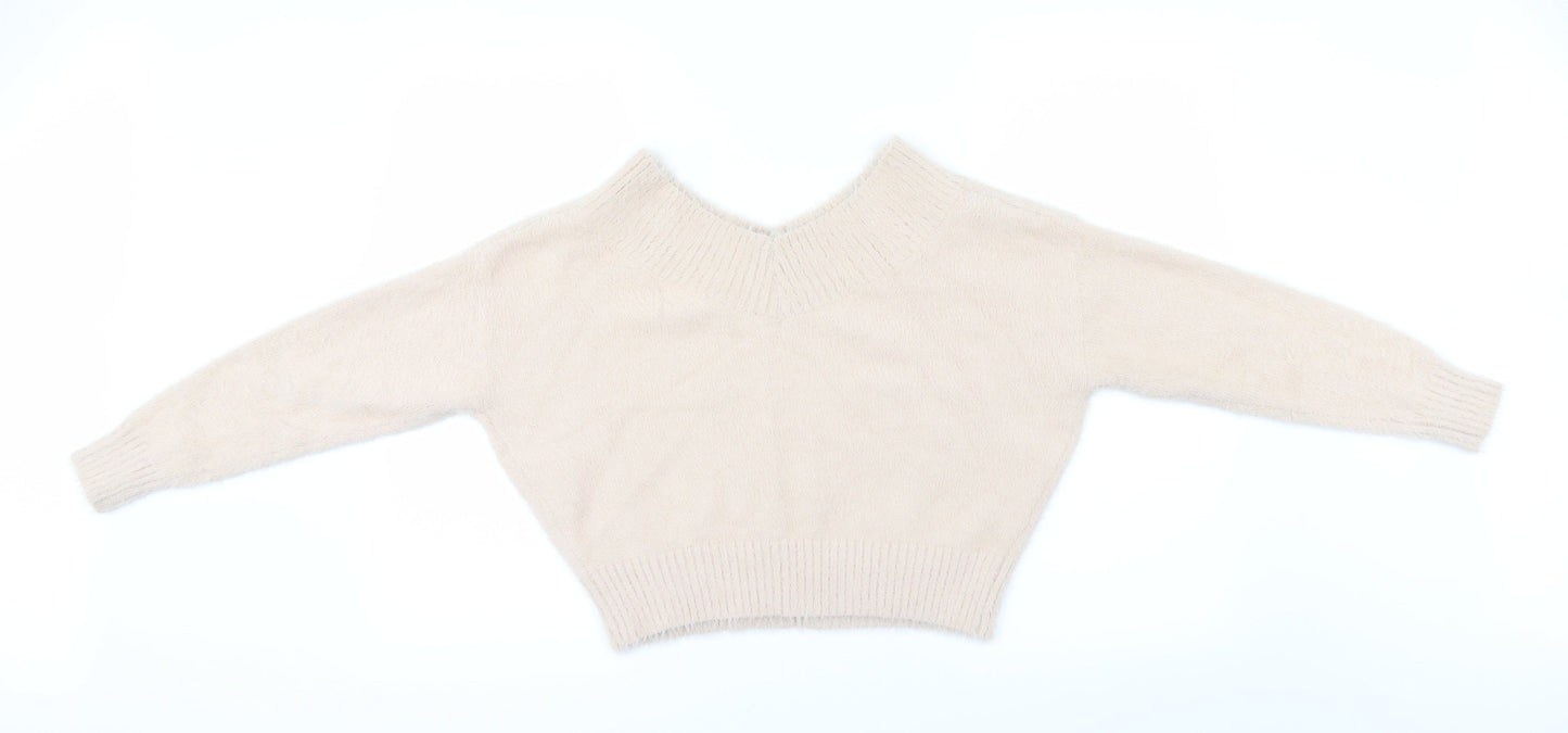 New Look Girls Pink   Cropped Blouse Size 10-11 Years