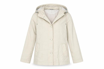 Womens UK Size 12 Classic Beige Overcoat