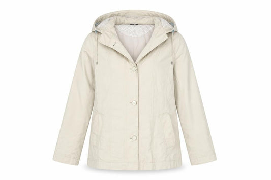 Womens UK Size 12 Classic Beige Overcoat