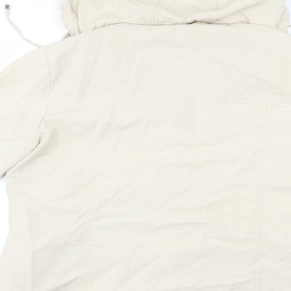 Classic Womens Beige   Overcoat Coat Size 12