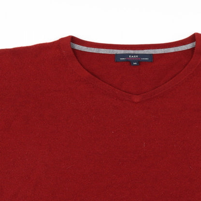 Easy Mens Red   Pullover Jumper Size M