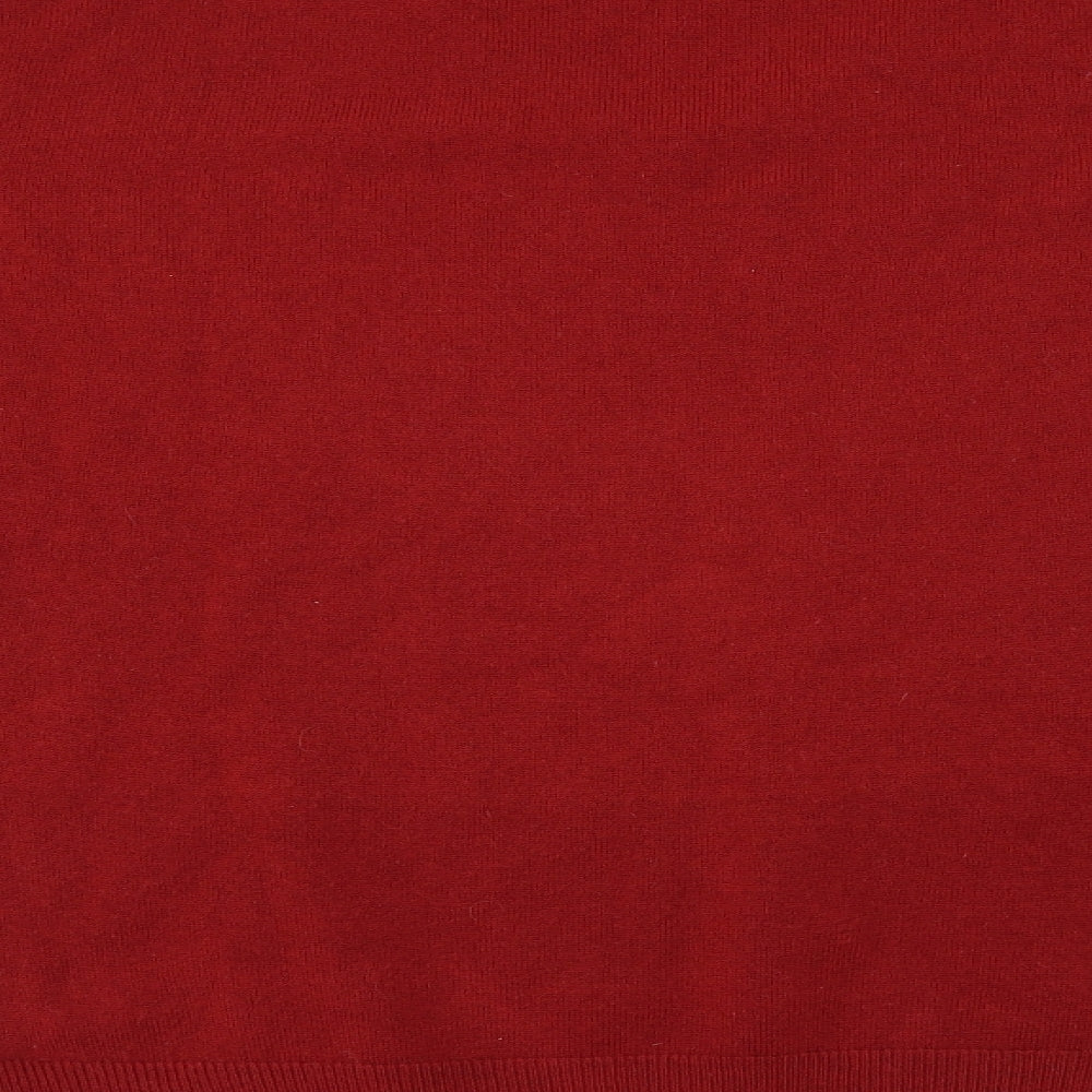 Easy Mens Red   Pullover Jumper Size M