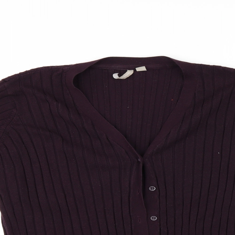 Anthology Womens Purple   Cardigan Jumper Size 26