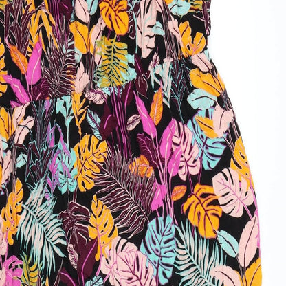 George Womens Black Floral  Maxi  Size 22