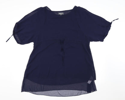 Apricot Womens Blue  Chiffon A-Line  Size XS