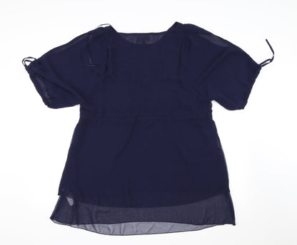 Apricot Womens Blue  Chiffon A-Line  Size XS