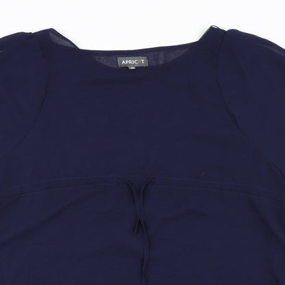 Apricot Womens Blue  Chiffon A-Line  Size XS