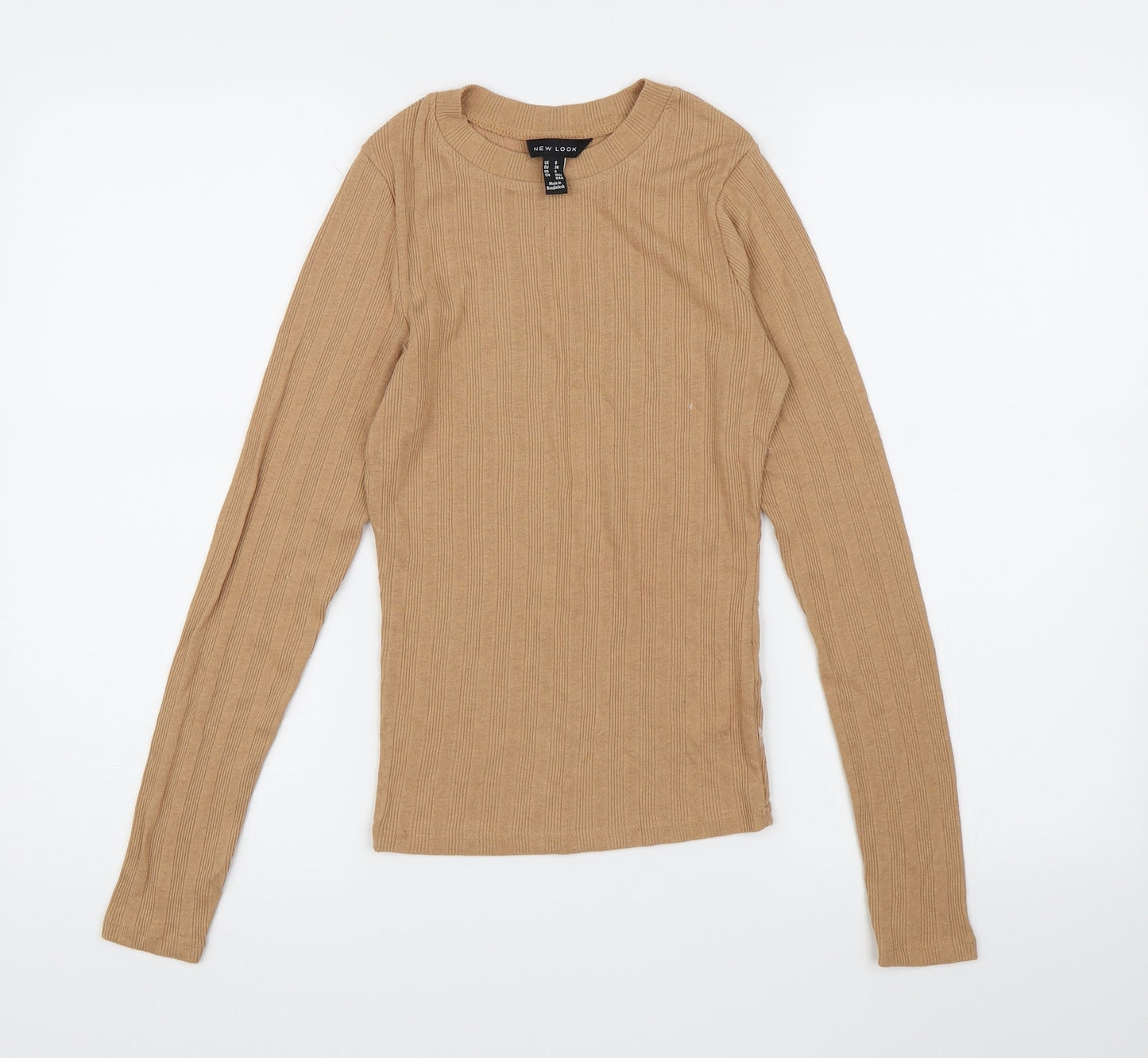 New Look Womens Brown  Knit Pullover Jumper Size 8
