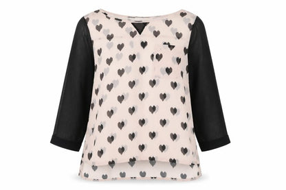 Next Womens Pink  Chiffon Basic Blouse Size 8