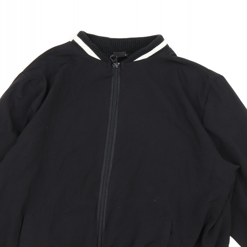 Womens UK Size 8 Atmosphere Black Basic Blouse