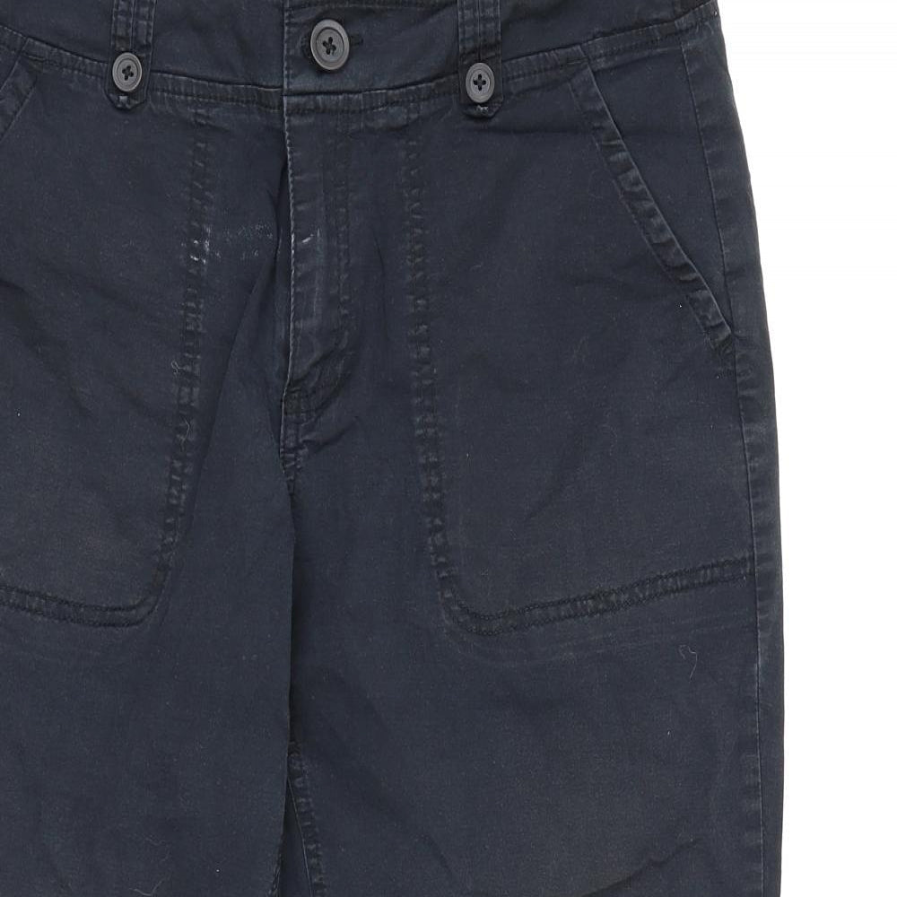 Target Collection Womens Blue   Cropped Trousers Size 12 L20 in