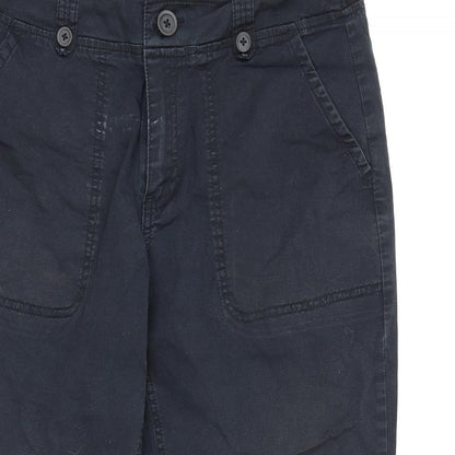 Target Collection Womens Blue   Cropped Trousers Size 12 L20 in