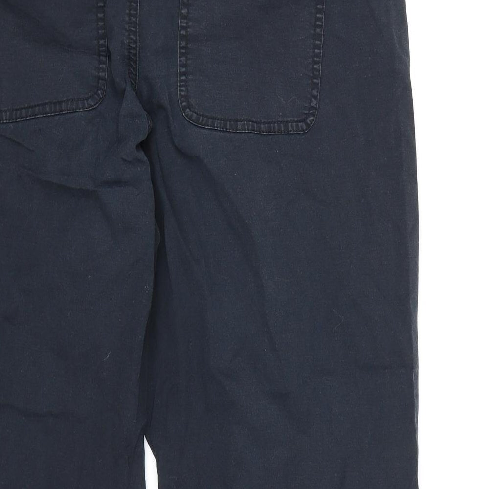 Target Collection Womens Blue   Cropped Trousers Size 12 L20 in
