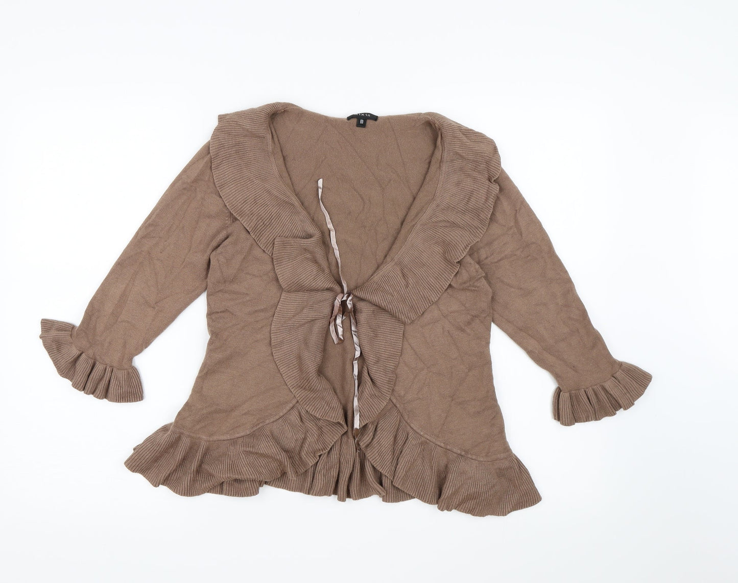 Mixin Womens Brown  Knit Cardigan Jumper Size M