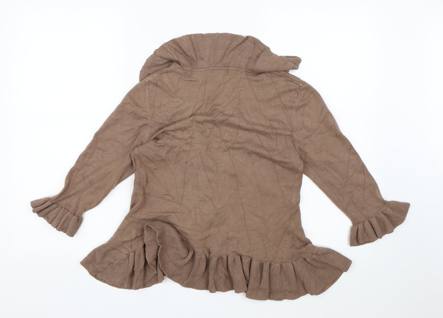Mixin Womens Brown  Knit Cardigan Jumper Size M