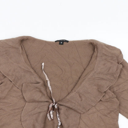 Mixin Womens Brown  Knit Cardigan Jumper Size M