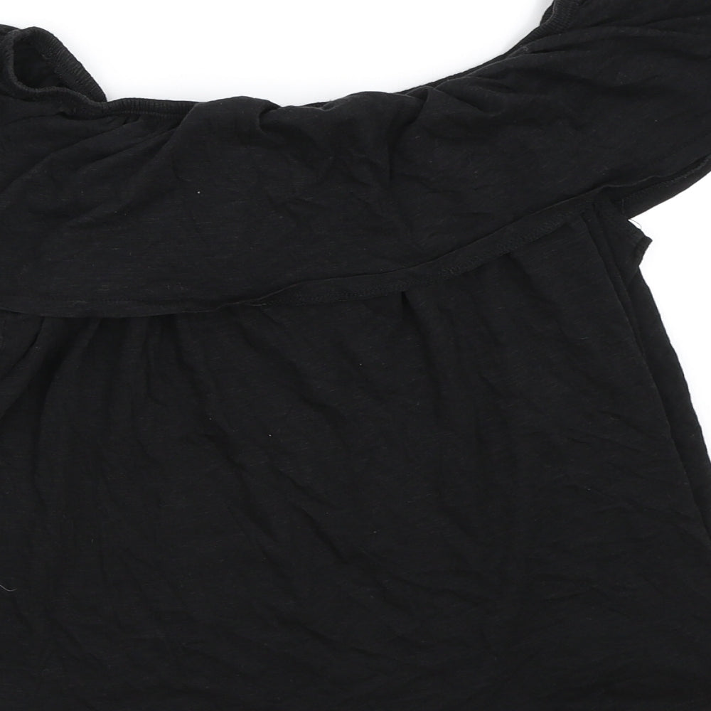 New Look Womens Black   Basic Blouse Size 8