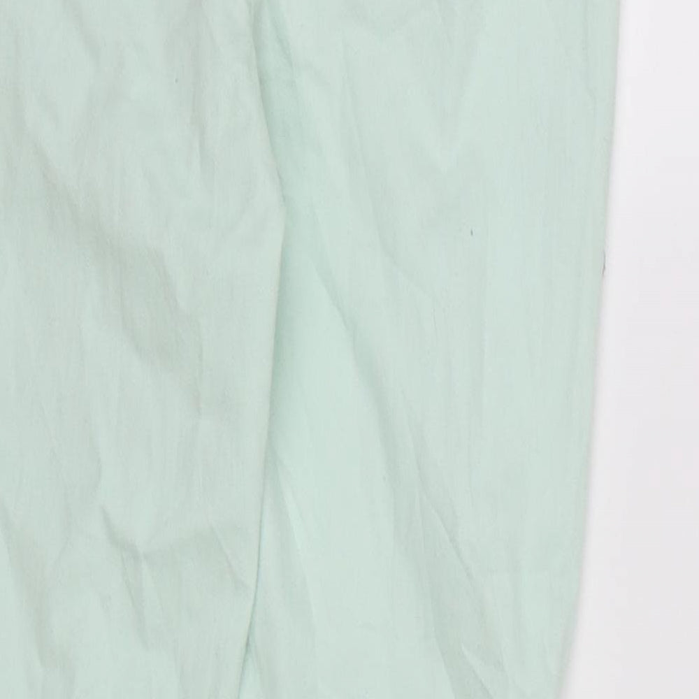 Denim CO. Girls Green  Denim Skinny Jeans Size 13-14 Years - DISTRESSED
