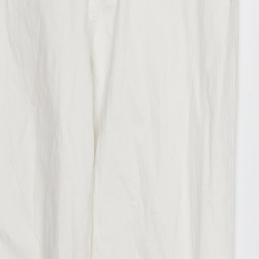 Espirit Womens White  Denim Straight Jeans Size 12 L26 in - white jeans