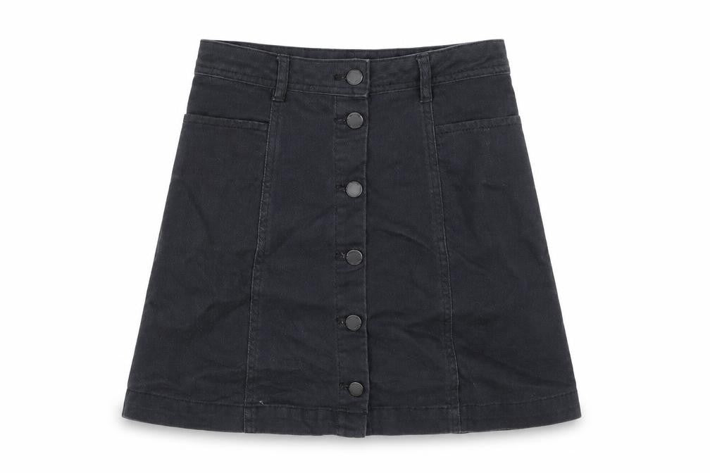 Womens UK Size 4 Divided by H&M A-Line Denim Skirt