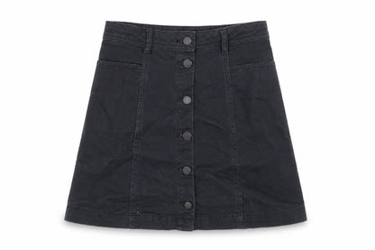 Womens UK Size 4 Divided by H&M A-Line Denim Skirt