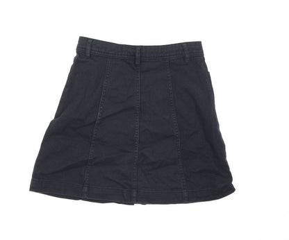 Divided by H&M Womens Black  Denim A-Line Skirt Size 4