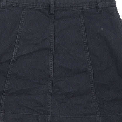 Divided by H&M Womens Black  Denim A-Line Skirt Size 4
