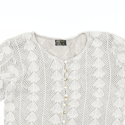 andrita Womens Beige   Pullover Jumper Size M