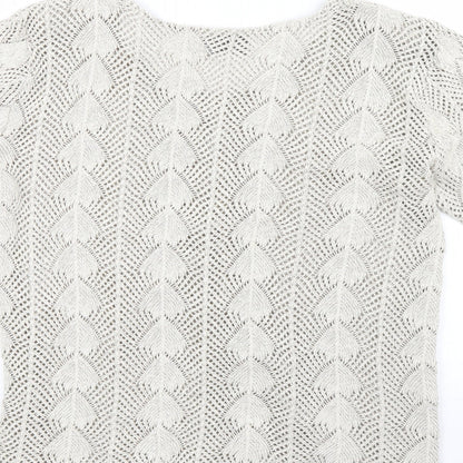 andrita Womens Beige   Pullover Jumper Size M