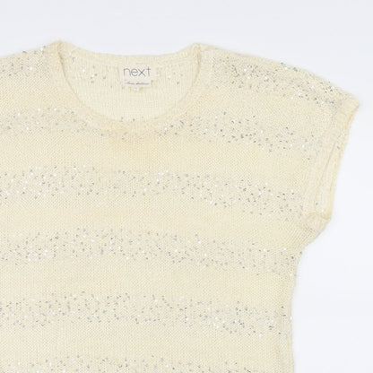 NEXT Womens Ivory   Pullover Jumper Size 16