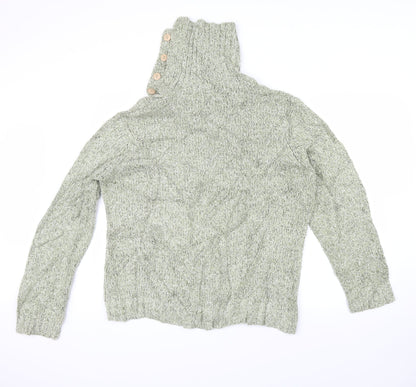 Bonmarché Womens Green Pullover Jumper Size L