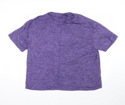 Marks & Spencer Womens Purple   Pullover Jumper Size 18